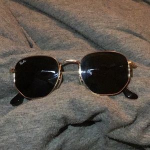 ray ban hexagonal flat sunglasses